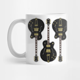 Triple Black Armstrong Guitar Mug